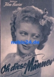Oh these men with Johannes Riemann Paul Hörbiger  ​​​​​​​Illustrated Film Courier K3228