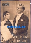 Nothing but trouble with love with Sonja Ziemann Winnie Markus Viktor de Kowa Walter Giller Beppo Brem Liesl Karstadt 89/57 Progress program