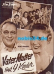 Father, mother and 9 children with Heinz Erhardt Camilla Spira Monika Ahrens Illustrated film stage No. 4607