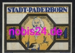 Paderborn emergency money 1 Mark 1921