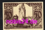Paderborn emergency money 50 pfennigs 1921