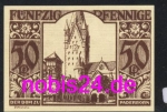 Paderborn emergency money 50 pfennigs 1921