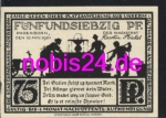 Paderborn emergency money 75 pfennigs 1921
