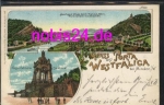32457 Porta Westfalica Litho Denkmal o 8.10.1903