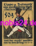 Lippe Detmold emergency money 50 pfennigs 1920