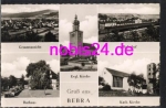 36179 Bebra Bahnhof Kirche Rathaus o ca.1960