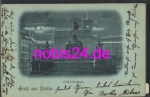 Berlin moonlight map Luther Monument o 1899