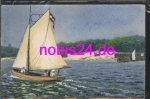 18586 Göhren Rügen artist card sailing boat * around 1925