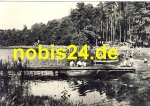 Zesch am See outdoor swimming pool jetty * around 1967