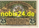 38442 Fallersleben  Notgeld 25 Pfennige 1920