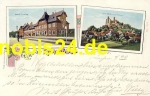 Eichenberg Litho Bahnhof Burg o 9.10.1900