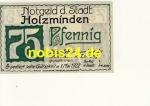 37603 Holzminden emergency money 75 pennies in 1922