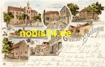 39356 Hodingen Litho Brickworks School Gasthof Oebisfelde-Weferlingen o 1899