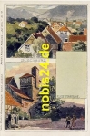 38871 Ilsenburg Klosterkirche Künstlerkarte *ca.1900