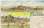 Leubnitz-Neuostra Dresden Litho Gasthof o 1901