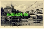 04668 Grimma Gattersburg Hängebrücke o 1939