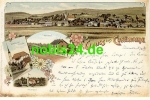02733 Cunewalde Litho train station Rittergut o 7.2.1899 railway postmark Dresden Zittau train 852