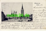 Halle Saale Marktplatz o 25.10.1900