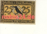 06217 Merseburg emergency money 25 pfennigs around 1921