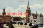 06749 Bitterfeld Markt Kirche Rathaus o 2.1.1916