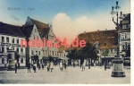 06749 Bitterfeld Markt Litfassäule Geschäfte o 1922