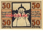 06618 Naumburg emergency money 50 pfennigs 1920