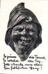 Zwerge Holzschnitzerei, Zwergenkopf, o 30.12.1936