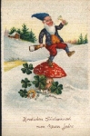 Dwarf horseshoe champagne bottle mushroom * ca. 1930