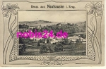09544 Neuhausen Art Nouveau folding card o ca.1910