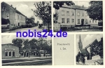 01561 Priestewitz Bahnhof Schule Kirche  *ca.1940
