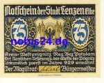 19309 Lenzen emergency money 75 pfennigs around 1920