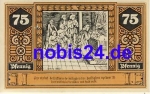 19336 Wilsnack emergency money 75 pfennigs 1922