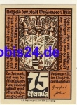 99631 Weissensee emergency money 75 pfennigs around 1920