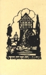 There lived a miller artist card v. M. Schwindt, silhouette card o July 26, 1937