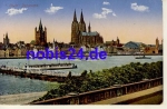 Cologne long shot with bathing facility *ca.1920