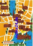 Schwerin artist map city map *ca.1978