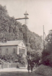 01814 Bad Schandau, Aufzug zur Ostrauer Scheibe o 28.8.1963