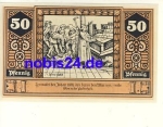 19336 Wilsnack emergency money 50 pfennigs 1922