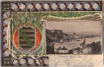 01796 Pirna Passpartout, embossed card o July 24th, 1906