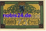 07381 Poessneck Notgeld 75 Pfennige um 1920
