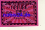 07381 Oppurg emergency money 50 pfennigs around 1920