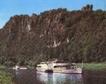 Elbe steamship Saxon Switzerland, An der Bastei, * approx. 1970