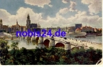 Dresden Augustusbrücke *ca.1910