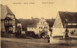 01778 Lauenstein Markt mit Brunnen o 6.2.1919
