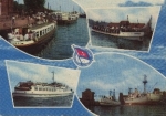White fleet Stralsund motor ships 