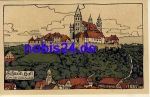 74523 Schwabisch Hall Castle Artist's lithograph *ca.1930