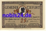 99427 Tiefurt Notgeld 25 Pfennige um 1920