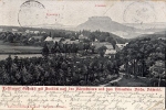 01824 Gohrisch mit Baerenstein und Lilienstein o 3.8.1902