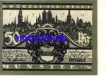Muenster Westfalen Notgeld 50 Pfennige um 1920