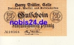 Celle emergency money 25 pfennigs around 1920